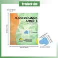 thumbnail image 3 of 12Pcs Floor Cleaning Tablets, Floor Cleaner for Mopping Tile, Hardwood, Laminate, Vinyl in Home, Kitchen, Bathroom, Suitable for All Cordless Wet Dry Vacuum Cleaner, Lemon Scent, 3 of 9
