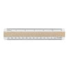 Woodrow 6" Double Bevel Inches and Metric Wood Ruler