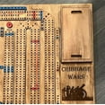 thumbnail image 5 of Cribbage Wars Board Game, Cribbage Wars, Cribbage War Game, Cribbage Boards Unique, Built-in Storage Compartment for Cribbage Pegs, 2024 New Wooden Cribbage Board Game Set for Adults & Kids, 5 of 6