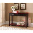 thumbnail image 3 of Kings Brand Furniture Traditional Wood Console Entryway Table with 2 Drawers & Lower Shelf, Espresso, 3 of 8