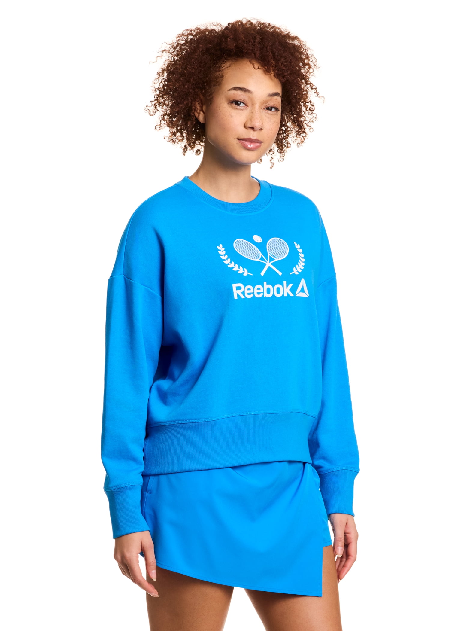 Reebok Women's Prep Crewneck Sweatshirt, Sizes XS-XXXL