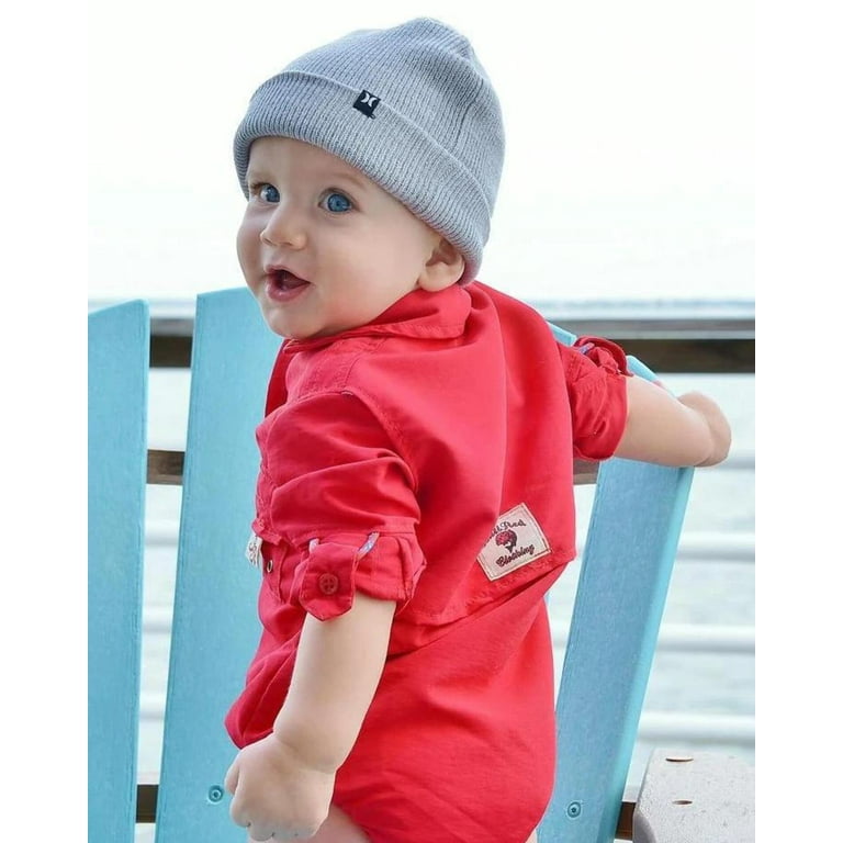 Bullred Clothing Baby Fishing Shirt Onesie (Size: 12 MONTH, Color: RUST  ORANGE)