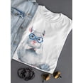 thumbnail image 3 of Cute Baby Chinchilla And Glasses T-Shirt Women -Image by Shutterstock, Female x-Large, 3 of 4