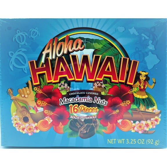 Island Princess Aloha Hawaii Chocolate Mac Nut 3.25 oz