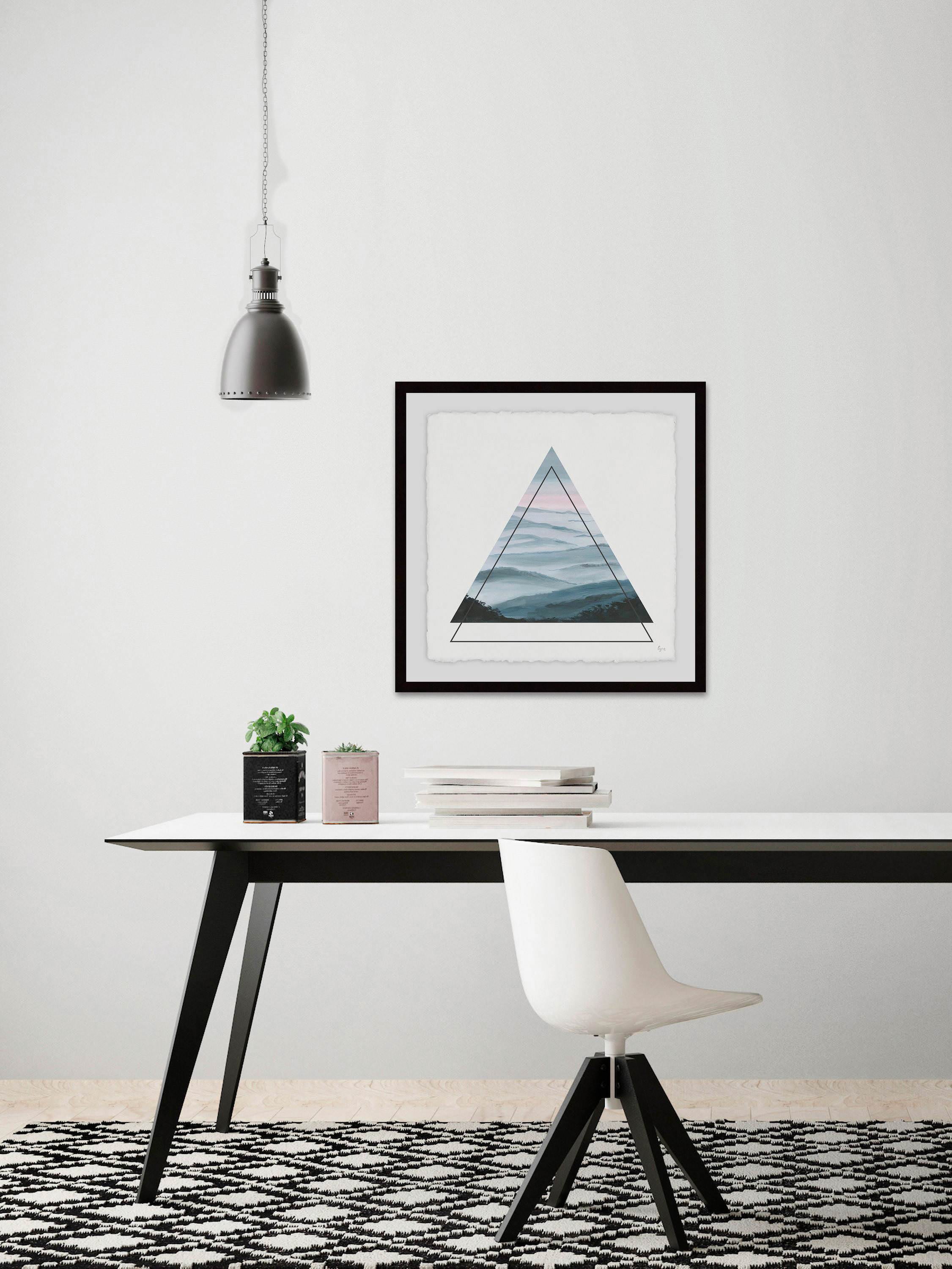 Into the Mist Framed Painting Print