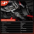 thumbnail image 3 of A-Premium Left and Right Catalytic Converter Kit Direct-Fit Compatible with Cadillac SRX 2004-2007 3.6L, STS 2005-2007 3.6L, EPA Compliant, 3 of 9