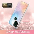 thumbnail image 5 of Moto G Stylus 5G 2021 Case, Rosebono Bling Glitter Sparkle Laser Blue Pink Ultra Transparent Fashion Cute Colorful Skin Cover Shockproof Case for Moto G Stylus 5G 2021, 5 of 5