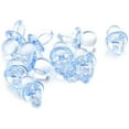 thumbnail image 6 of Yirtree Mini Acrylic Baby Pacifiers for Baby Shower Decorations, Table Scatter, Party Favors, Games & Activities - 50 Pcs Clear Acrylic Mini Pacifiers Baby Shower Party Favor Girl Boy Game Decor, 6 of 7
