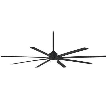 

Minka-Aire F896L-84-CL | 84 Xtreme H20 Outdoor/Indoor 8 Blade Ceiling Fan | Quiet 6 Speed Reverisble DC Motor | Includes Hand Remote Downrod Light Kit | Smart Home Adaptable | Coal
