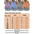 thumbnail image 5 of Fashnice Débardeurs pour Femmes Col en V T-Shirts Sans Manches Haut d'Été Décontracté Blouse Grise TTG, 5 of 5