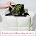 thumbnail image 6 of Crocodile Velvet Portable Jewelry Box with Removable Compartment - Necklace, Earring, and Travel Organizer - Gift, 6 of 7