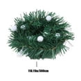 thumbnail image 2 of Christmas Garlands Hwkond Christmas Pines Needle Decorative Lights String With Small White Balls, Christmas Tree Thanksgiving Decoration Battery Operated Batteries Not Included Up to 60% Off, 2 of 7