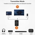 thumbnail image 2 of Transceptor Bluetooth De 3,5 Mm Transmisor Y Receptor De Audio Inalámbrico Para Teléfonos Móviles Tabletas Consolas De Juegos Auriculares Altavoces Negro 2 En 1 Sweethay EL011579-00, 2 of 5