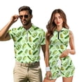 thumbnail image 2 of KUIFORTI Funny Pickle Print Matching Couple Golf Shirts, His and Hers Quick Dry Moisture Wicking Quarter Zip Lapel Outfits for Summer, Golf, Tennis, Casual Wear, Mr & Mrs Gifts, 2 of 7