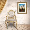 thumbnail image 3 of Anton Romako 20x24 Gold Ornate Framed and Double Matted Museum Art Print Titled - Roman Spinner, 3 of 4