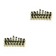 thumbnail image 2 of Tholdsy 32 Pieces Kids Chess Piece Portable Tournaments Solid Gift Replacement Club Toy Interactive Birthday School Color blanco negro 2piezas, 2 of 6