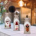 thumbnail image 3 of Biplut Red Wine Bag Decorative Reindeer Snowflake Christmas Style Fine Workmanship Table Decorations Ornamental Christmas Champagne Holder Cover for Home (Elk), 3 of 13