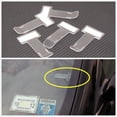 thumbnail image 2 of Soporte De 5 Piezas Ticket De Estacionamiento Transparente CLIP DE PARTIR TOTAMIENTO DE PLÁSCO Ticket De Plástico Carretero WedShield Buinkscreen Buinkets Soporte Con Cinta, 2 of 7