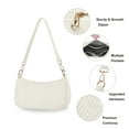 thumbnail image 5 of FITDON Small Shoulder Bag for Women, Corduroy Hobo Tote Handbag Clutch Purse Crescent Underarm Bag Y2k Crossbody Bags with 3 Removable Straps, Beige, 5 of 8
