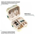 thumbnail image 2 of Sea Turtle Travel Portable Square Jewelry Stand with Box, Display, and Bracelet Holder - Ideal for Rings, Earrings, Necklaces, and More - Suitable for Girls and Women, 2 of 6