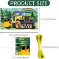 thumbnail image 2 of 1Set 50Pcs You've been Ducked Duck Tags Sunglasses Duck Tag DIY Jeep Duck Card Double Sided in with Hole and Twine for Jeeps Car Hanging Decor Friends Lucky Pass on 3.5x2 Inch-Jungle & Rainbow, 2 of 7
