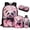 Kawaii Panda, variant on Yuyamidu Kawaii Panda 4 Piece Backpack Set for Kids with Lunch Bag Pencil Case and Water Bottle Holder School Bag for Elementary Middle School