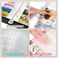 thumbnail image 4 of A5 Kpop Photocard Binder with 30 Pack 4-Pocket Card Pages, 6 Ring A5 Binder Card Collector Album with 240 Card Slots,PU Leather Binder Cover with Magnetic Buckle Closure for Organizing Trading Card, 4 of 4