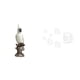 thumbnail image 1 of Figura de loro, estatua de pájaro, resina, figura de escritorio, pegatina de pared, calcomanías de pared de , diseño único y realista, material res, 1 of 8