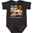 thumbnail image 3 of Inktastic We'll Beat Leukemia Together Leukemia Awareness Boys or Girls Baby Bodysuit, 3 of 5