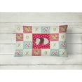 thumbnail image 2 of Carolines Treasures CK5436PW1216 Teddy Guinea Pig Love Canvas Fabric Decorative Pillow, Red, 12H x16W, multicolor, 2 of 3