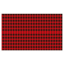 ChicYu Disposable Christmas Tablecloth PVC Printed Holiday Party Decor Rectangular PE Table Cover Merry Xmas Dining Decorations