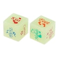 thumbnail image 4 of 2-4 paquetes de 2 piezas que brillan en la oscuridad, divertido juego de dados sexuales de 6 caras, juguete para adultos solteros 4 piezas, 4 of 8