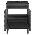 thumbnail image 3 of Modway Render 24" Particleboard and Laminate Bathroom Vanity in Charcoal/Black, 3 of 4