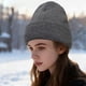 thumbnail image 2 of Gorro protector de punto acrílico para mujer | Gorro para control de encrespamiento para el cabello forrado de satén | Sombrero elástico elástico cálido para invierno | Pack de 1 | Poliéster, 2 of 5