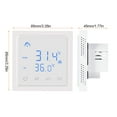 thumbnail image 1 of Temperature Smart Thermostat 16A Floor Heating Temperature Controller with LED Touch Screen 85-265V Electric Heating Control, 1 of 7