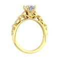 thumbnail image 2 of 1 Carat Diamond Engagement Ring in 14K Yellow Gold (Ring Size 10.25), 2 of 4