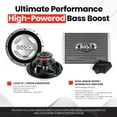 thumbnail image 3 of Boss Audio 12" 1400W Subwoofer, 1500W Amplifier w Amp Kit & QPower 12" Enclosure, 3 of 12