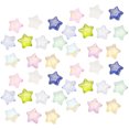 thumbnail image 4 of 100pcs Star Crystal Glass Spacer Beads Jewelry Bracelet Necklace Making Connector Charms, 4 of 5