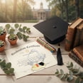 thumbnail image 6 of 2026 Graduation Commemorative Keychains - Inspirational keychain gifts for graduating college, middle school, and high school students, including designs featuring graduation caps, books，1 in., 6 of 6