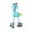 Blue, variant on Soft deer shaped squeaky pet chew toy durable interactive teething stress relief play accessory for small medium dogs cats indoor outdoor training