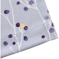 thumbnail image 6 of DriftAway Harper Thermal Room Darkening Grommet Unlined Window Curtains Ink Floral Pattern Living Room Bedroom Energy Efficient 2 Panels 54"L x 50"W Lavender Gray, 6 of 7
