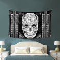 thumbnail image 4 of XMXT Wall Tapestry, Cosmic Skull Design Print Wall Decor Tapestry for Bedroom, 60 x 40 inches Black, 4 of 9