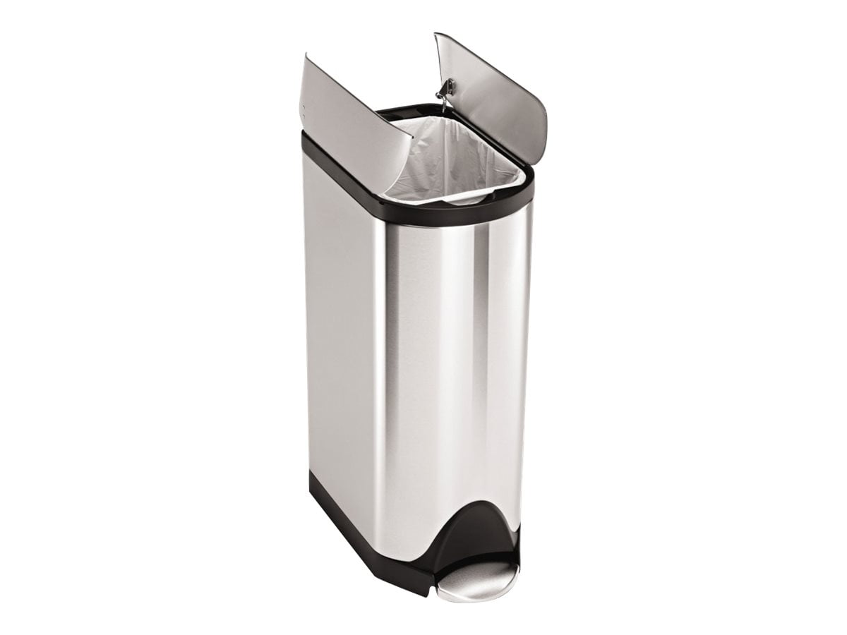 Simplehuman Trash can butterfly 7.9 gal foot pedal stainless