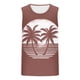 thumbnail image 4 of Camiseta sin mangas de cuello redondo para hombre, informal, a la moda, sin mangas, con estampado, blusa deportiva de cuello redondo para hombre, 4 of 4
