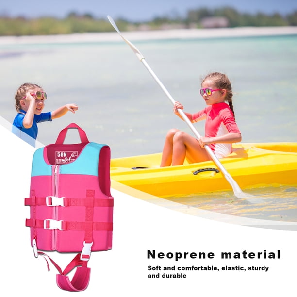 Traje de flotabilidad para niños Chaleco salvavidas ajustable Transpirabilidad para deportes acuáticos al aire libre