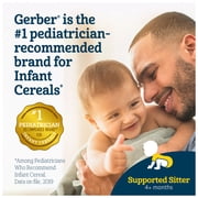 Gerber Single Grain Oatmeal Baby Cereal, 8 oz (Pack of 6)