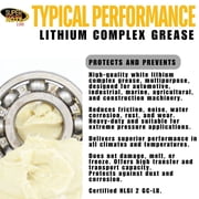 Lubricant Grease Superkote 2000 Multipurpose / Lithium Complex / Lubricant /EP/ High Temp / Automotive / Construction / Industry / White / 1lb