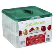 Snapware Snap N Stack 12x12 2 Layer Ornament Keeper, Set of 4