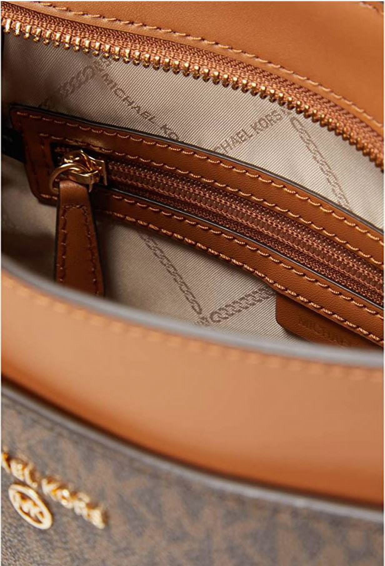BARROW S5BWUATH156002 関税送料込 Michael Kors Signature Jet Set Crossbody Bag, Brown/Acorn
