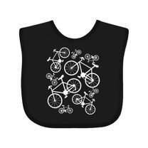 Inktastic White Big/small Bikes Boys or Girls Baby Bib